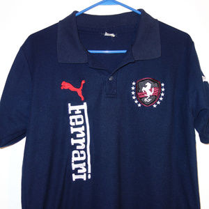 Vintage Ferrari Polo - Navy
